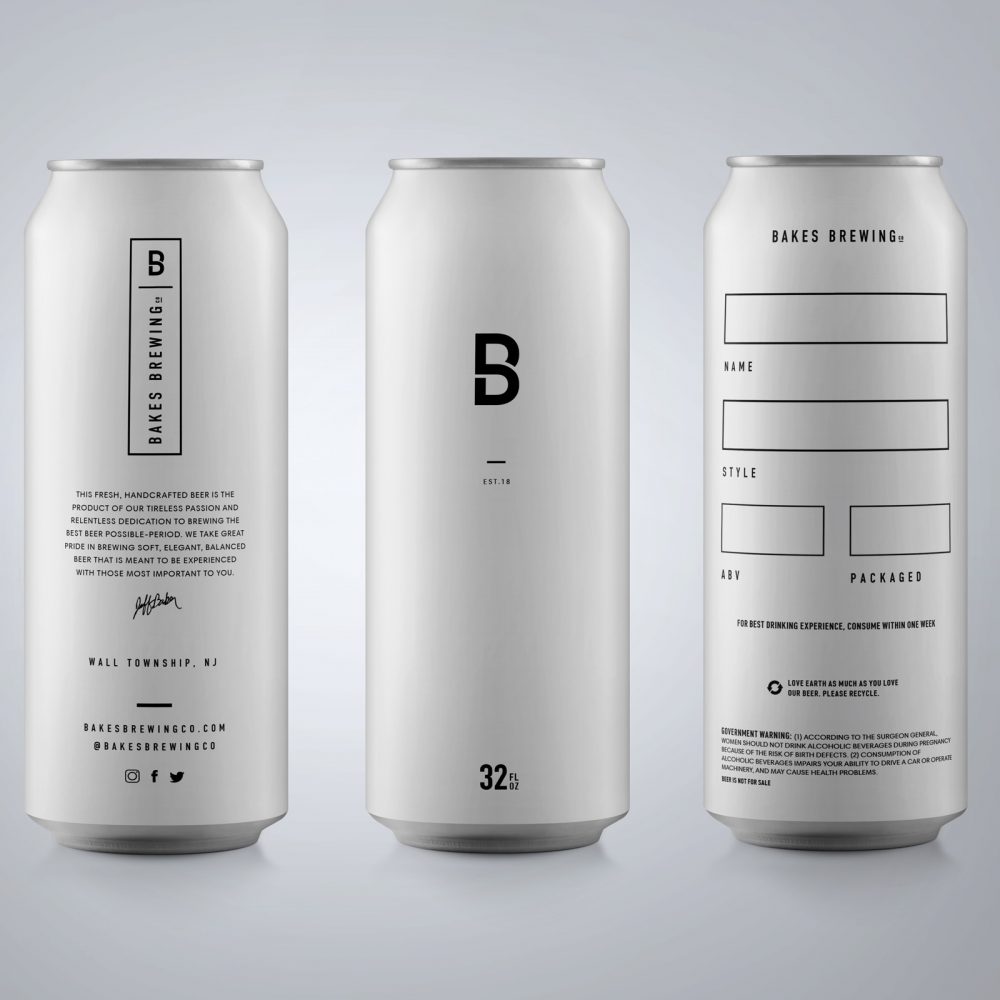 Bakes Brewing Crowler Worx & Co Global Branding Company